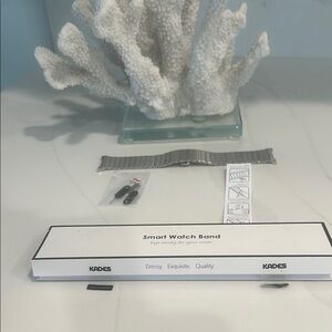 Kades was Silver Smart Watch Band. Eye candy for your wrist. NEW